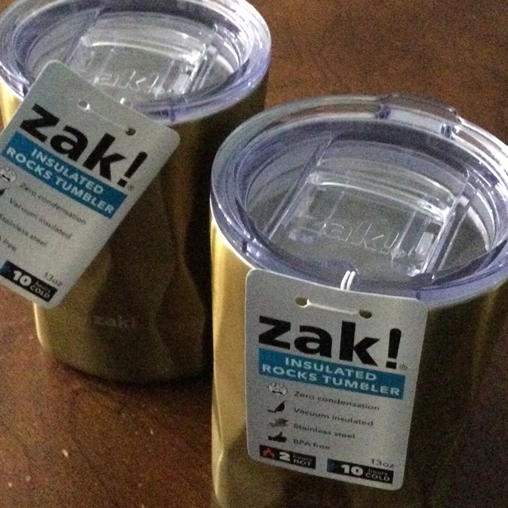 Set of 2  - 13oz insulated rocks tumblers